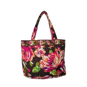 Vera Bradley English Rose Mini Quilted Handbag
